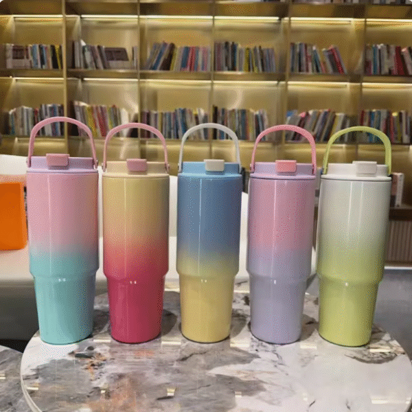 Gradient large capacity stainless steel business and leisure insulated cup