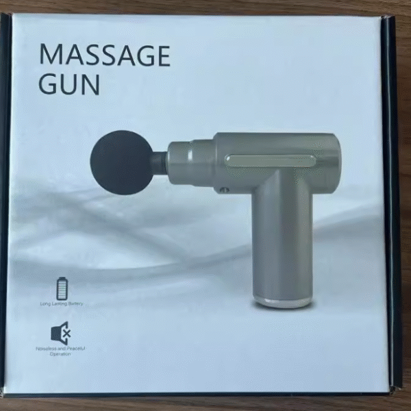 Fascia gun mini, portable, deep muscle massager, silent electric hammer, multi-function massage gun set