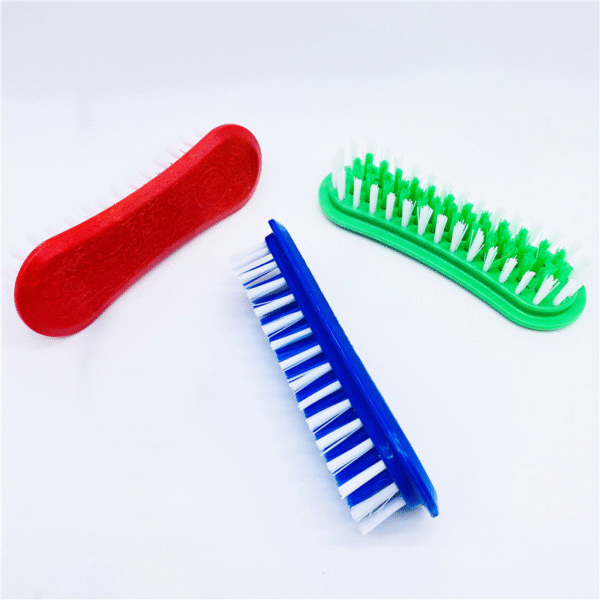 Ergonomic Handheld Scrub Brush Set | Curved Grip Multi-Purpose Cleaning Tools for Laundry, Kitchen, and Bathroom Tile