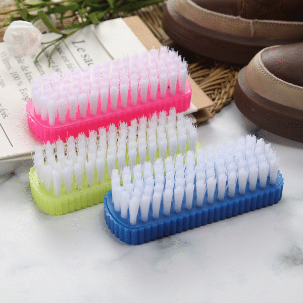 Household Scrub Brushes  – Soft Bristle All-Purpose Hand Scrubbers for Laundry, Shoes, and Bathroom